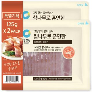 대상 참나무훈연베이컨 250G(125G*2)