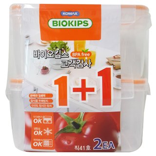 코멕스 바이오킵스직사각김치통41호(2.4L) 2P