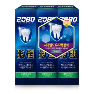 애경 2080어드밴스그린치약 120G*3입