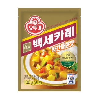 오뚜기_백세카레약간매운맛_100G