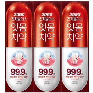 애경 2080진지발리스프로젝트k스트롱치약 120G*3