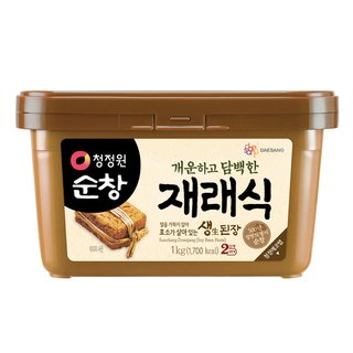 대상 청정원순창재래식안심생된장 1KG