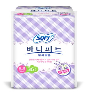 바디피트 볼록맞춤라벤더울트라날개 중형36P