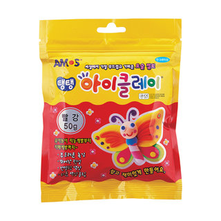 아모스 아이클레이50G 빨강