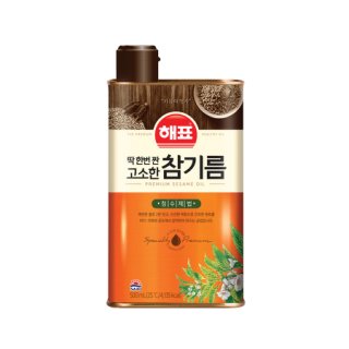 해표 고소한참기름 500ML