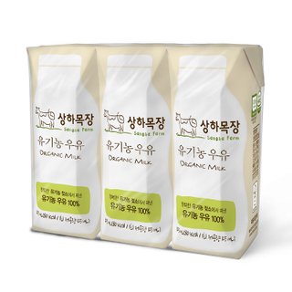 매일 상하목장 유기농멸균우유 125ml*3