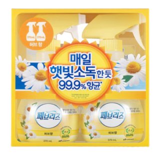 P&G 페브리즈허브향트라이얼팩 370ML+370ML