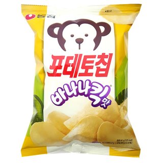 농심 포테토칩바나나킥맛 60G