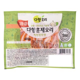 400G 허브갈릭훈제오리(1등급오리사용)