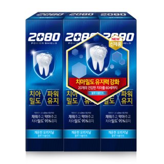 애경 2080어드밴스블루치약 120G*3입