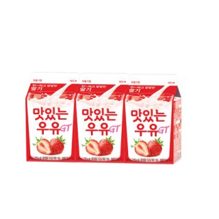 남양_맛있는 딸기우유_180ML*3