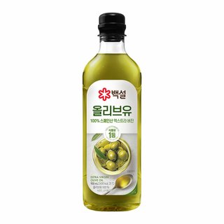 CJ 백설압착올리브유 900ML