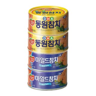 동원 DHA참치+마일드참치 100G*2+100G*2