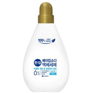 LG생활건강 한입반만쓰는베이킹소다액체세제용기(드럼용) 2.4L