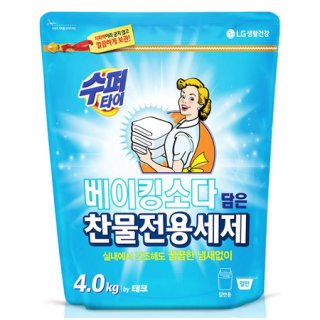 LG생활건강 수퍼타이베이킹소다ZIP 4KG