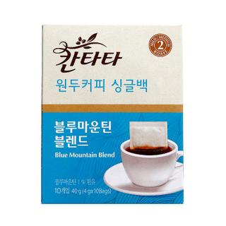 롯데푸드 칸타타블루마운틴블렌드싱글백 10T(40G)