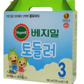 정식품 3단계)베지밀토들러 190ML*16