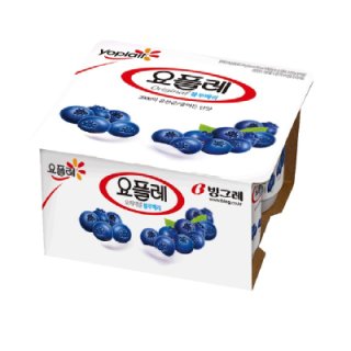 빙그레 요플레블루베리 85G*4