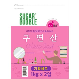 슈가버블 천연성분구연산리필 1KG