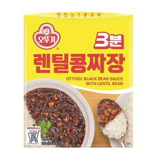 오뚜기 3분렌틸짜장 200G