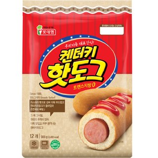 롯데햄 켄터키핫도그 900G