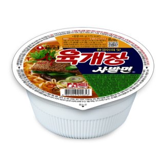 농심 육개장사발면 86G