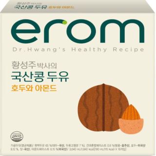 이롬 황성주국산콩호두와아몬드두유 190ML*16