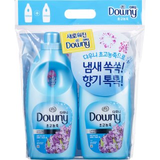 P&G 다우니블루튤립과달콤한라일락향기획팩 1L+1L