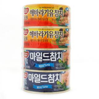 동원 해바라기참치+마일드참치 150G*2+150G*2