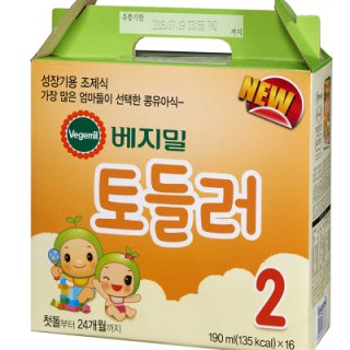 정식품 2단계)베지밀토들러 190ML*16