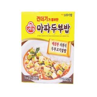 오뚜기 맛있는오뚜기밥건더기가풍부한마파두부밥 310G