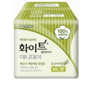 천원)화이트 애니데이로즈마리향 일반24매