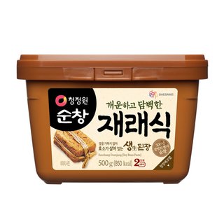 대상 청정원순창재래식안심생된장 500G