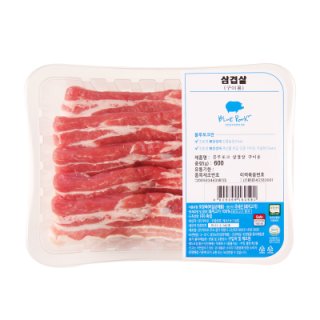 돼지구이용(삼겹살) 600G(팩) 무항생제