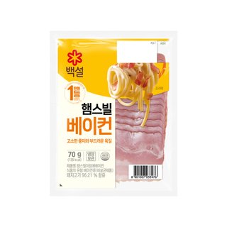 씨제이 햄스빌아침에베이컨 70G