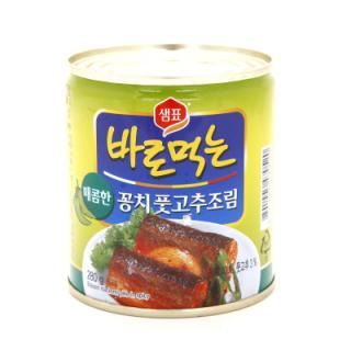 샘표 바로먹는꽁치풋고추조림 280G