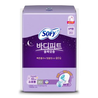 바디피트 볼록맞춤울트라날개슈퍼롱&와이드 슈퍼롱20매